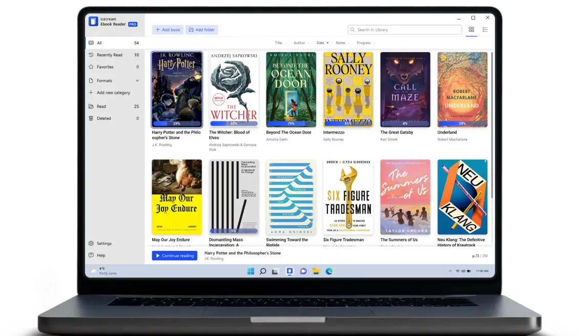 Windows EPUB Reader